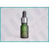 Buy cheap Green Frosted 10ml Glass Dropper Bottles With Shiny Silver Aluminum Dropper from wholesalers