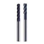 Diamond Coated Carbide 4 Flute Flat End Mill CNC Machining Milling Cutter
