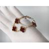 Buy cheap Customized Vintage 18k Rose Gold Bracelet Van Cleef Arpels With Red Carnelian from wholesalers