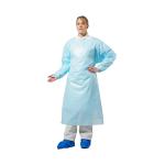Wholesale Disposable CPE Gown Cheap Long Sleeve Isolation Gown for Body
