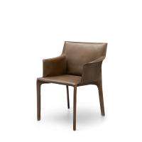Buy cheap Brown Office Tanned Saddle Leather Chair With Fix And Finished Control product