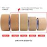 Buy cheap Single Sided Adhesive Reinforced Kraft Paper Tape For Carton Sealing 130-150um from wholesalers