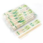 9" Disposable Round Bamboo Chopsticks with OPP Packing