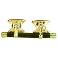 Buy cheap 24K Gold Wooden Casket Handles Wholesale H In Plastic Panel And Zinc Alloy Hinge product