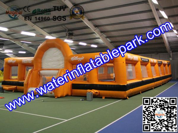 Buy cheap Portable Commercial Inflatable Sport Games Large Inflatable Football Field from wholesalers