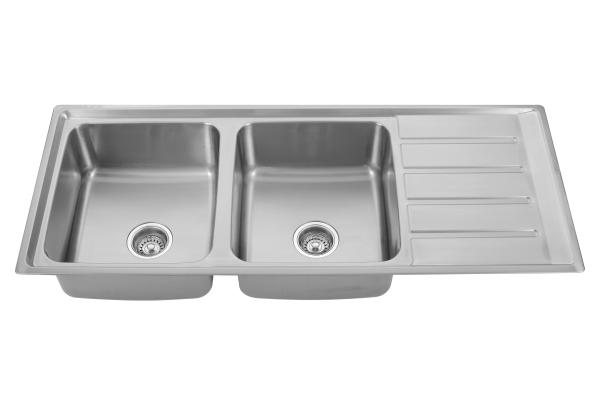 Buy cheap Stainless Steel Double Bowl Sink Perfect For Commercial Kitchens from wholesalers