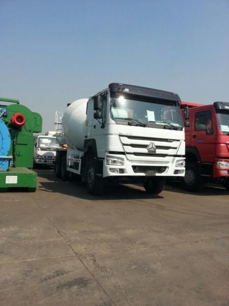 Buy cheap 8M3 336hp 6x4 10 Tire Concrete Mixing Equipment With 1 Spare Tire And Air Conditioner / Cement Mixer Lorry from wholesalers