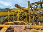Mc480 Tower Crane Top Topless Design ISO9001 Certified Maximum Lifting Height 50