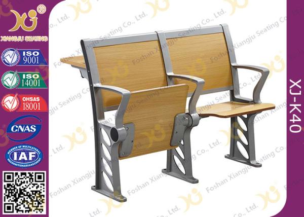 Buy cheap Folded Three Person College Desk And Chair Set For Student from wholesalers