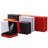Buy cheap 9*9*3.5cm Jewelry Box Organizer with Logo Baked Lacquered Black Rimmed LED Ring Box from wholesalers