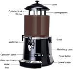 Hot Drink Beverage Chocolate Coffee Dispenser Latte Mocha Tea Mixer Cocoa