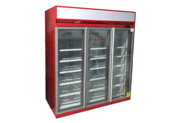 Buy cheap Top Mount Three Glass Swing Door Refrigerator Fan Cooling from wholesalers