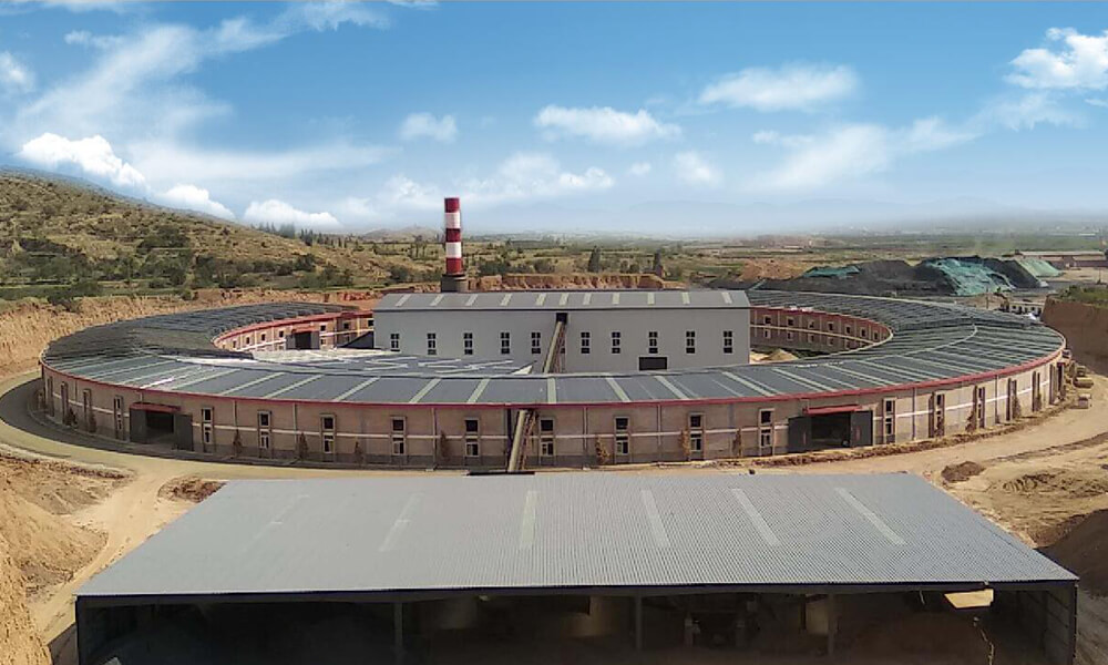 Low Emission Mobile Firing Kiln Space Saving Precision Controlled