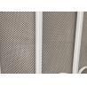 Buy cheap 0.5mm White One Way Vision Mesh Durable Powder Coated Surface For Decoration from wholesalers