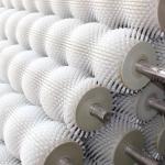 Pharmaceutical Production Nylon Bristle Cylindrical Roller Tufted Brush With