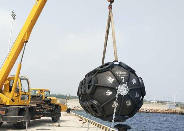 Buy cheap BV 3.3m Diameter Marine Dock Bumpers Fenders Cylindrical Rubber Fenders from wholesalers