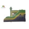 Buy cheap EN71 Justice League Theme Green Inflatable Jumping Castle With Slide For Kids from wholesalers