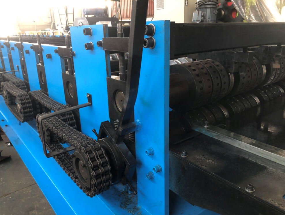 Metal decking with the embossing