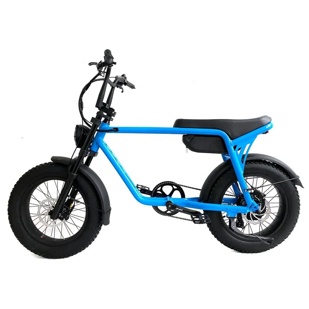 73 Style Ebike 500W/750W Electric Mountain Bike 20 Inch Fat Tire Electric Bike Motorcycle 48V 13ah Lithium Battery Ebike
