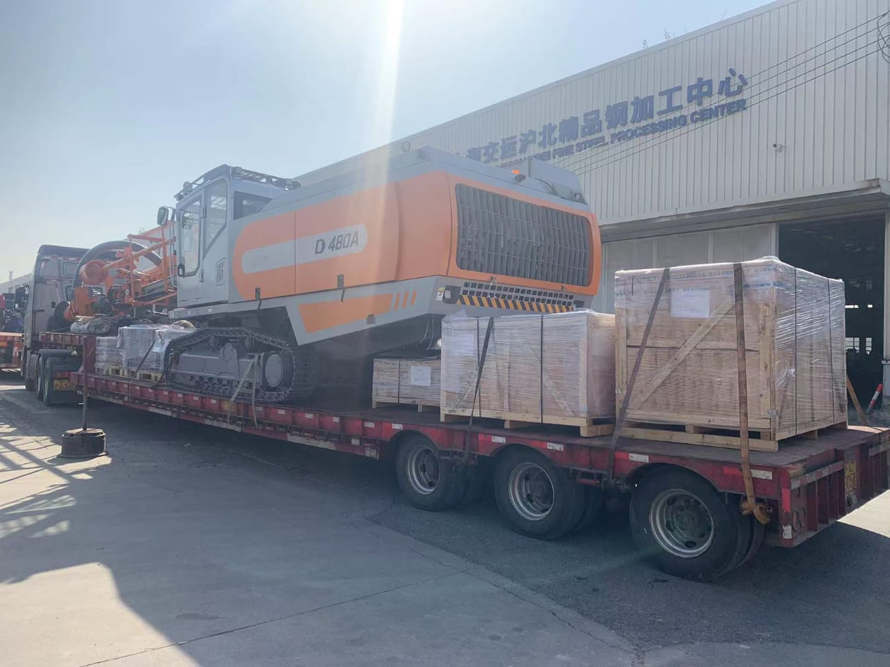 D480A Powerful 114mm Drill Pipe 35m Surface Integrated Rock Drill Rig For Mining