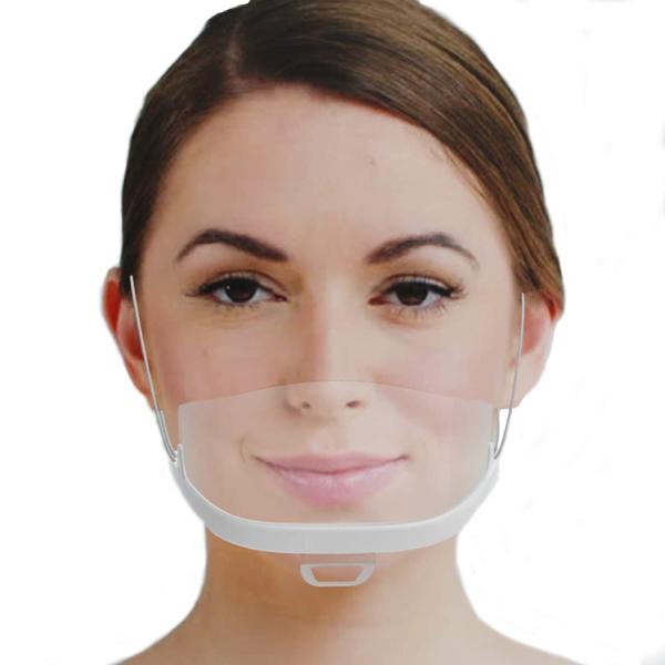Buy cheap Food Processing 14*5.5CM Transparent Plastic Mouth Mask from wholesalers