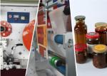 Safe Hygienic Round Bottle Label Applicator Dual Positioning