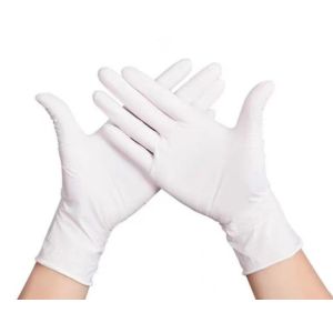 Buy cheap L XL Protective Disposable Gloves Powder Free White Pure Glove Latex Disposable Gloves from wholesalers