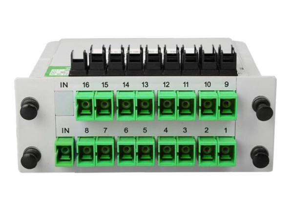 SC APC 1x16 Splitter Box For Fiber Optic Cable, Cassette Plc Fiber Optic