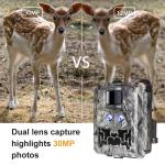 KW591 outdoor trail hunting camera no-glow Two sensor 1080P FHD Hunting Camera