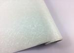 Bright White Removable Damask Self Adhesive Wallpaper Alkali Resistance