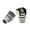 Buy cheap Waterproof Electric M8 Right Angle Connector 3 Pin Male PCB Panel Rear Mount from wholesalers