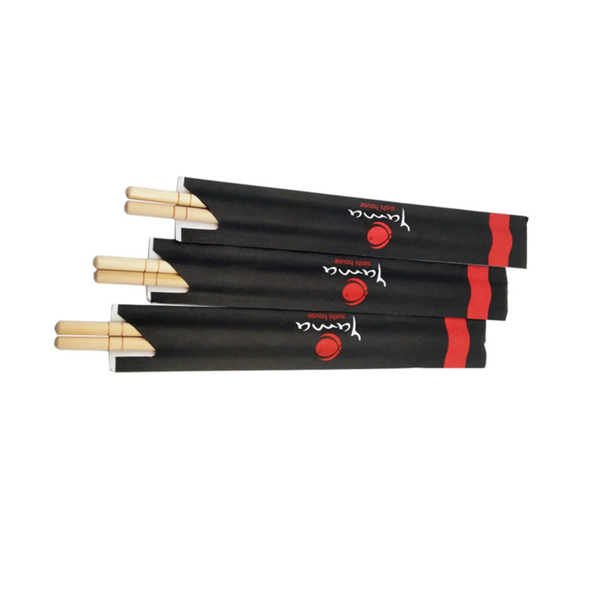 Disposable Personalized Round Bamboo Chopsticks for Wedding Favors