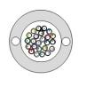 Buy cheap Indoor preloaded cable 48 cores easy open and strip from wholesalers