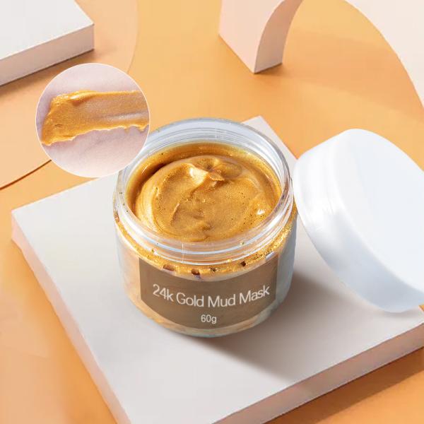 Buy cheap Hydrating Organic Facial Clay Mask Nourishing 24k Gold Clay Mask from wholesalers