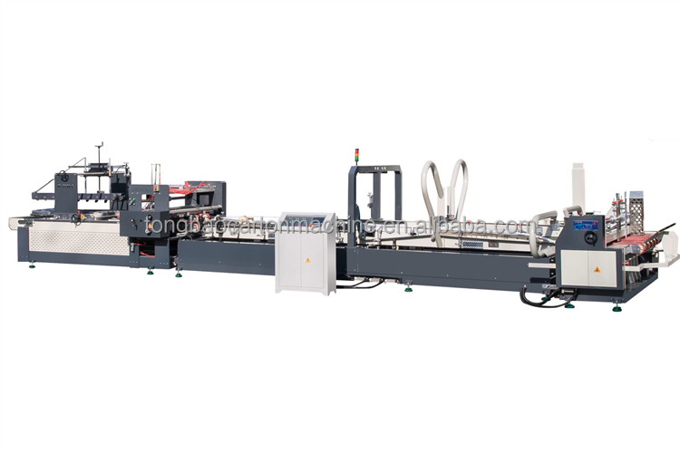 60 Sheets/min TB Carton Box Packaging Folding And Gluing Machinery for Corrugated Box