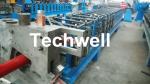 Round / Square Custom Downpipe Roll Forming Machine For Metal Rainspout Profile