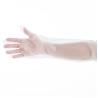 Buy cheap Plastic Disposable Protective Gloves PE Long Sleeve White from wholesalers