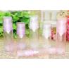 Buy cheap Pink Purple AS Plastic Airless Pump Dispenser , Clear Plastic Cap Airless Serum Bottles from wholesalers