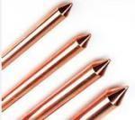 Buy cheap Anti Corrosion Pure Solid Copper Ground Rod / Copper Ground Bar Easy Installation from wholesalers