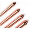 Buy cheap Anti Corrosion Pure Solid Copper Ground Rod / Copper Ground Bar Easy Installation from wholesalers