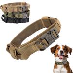 User-Defined Logo Tactical Dog Collar with Metal Buckle and Nylon Material