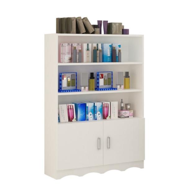 Buy cheap Hierarchical Cosmetic Display Stand , Generous Cosmetic Display Racks Easy Install from wholesalers