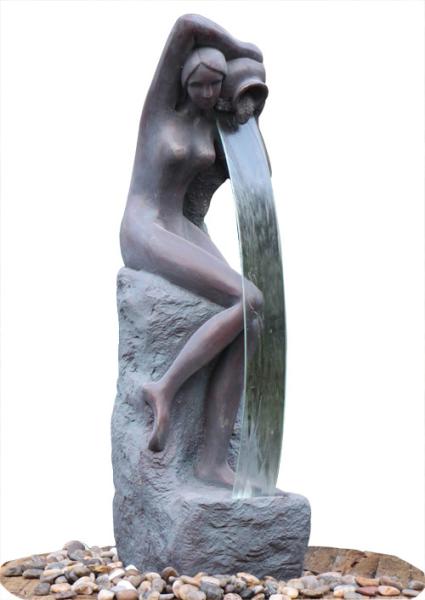 Buy cheap Classical Fiberglass Clay Copper Water Fountains OEM Acceptable from wholesalers