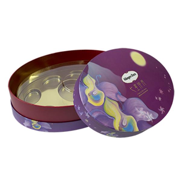 Buy cheap Ellipse Food Packaging Gift Boxes Two Peice For Mooncake from wholesalers