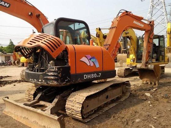 Buy cheap Used 8Ton Excavator Used Doosan DH80-7 Small Excavator from wholesalers