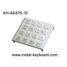 Buy cheap Dot matrix Dynamic vandal proof keypad Metal , Outdoor Kiosk stainless steel keypad from wholesalers