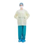 Buy cheap OEM Hospital Scrub Suit , Disposable Dental Lab Jackets Knit Collar from wholesalers