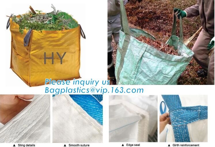 100% New Virgin Polypropylene PP Woven Big Bulk Bag Jumbo Bag FIBC For Packing Sand 1 Ton 1.5 Ton 2 Ton Made In package