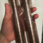 DELLOK Titanium Piral 1.245mmWT SMLS 12 Segments Extruded Fin Tube