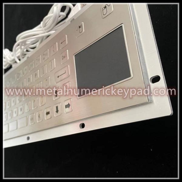 Buy cheap Information Kiosk SS304 Industrial Keyboard With Touchpad Waterproof from wholesalers